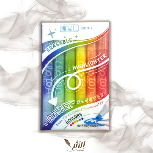 Lot de 6 surligneurs double embout